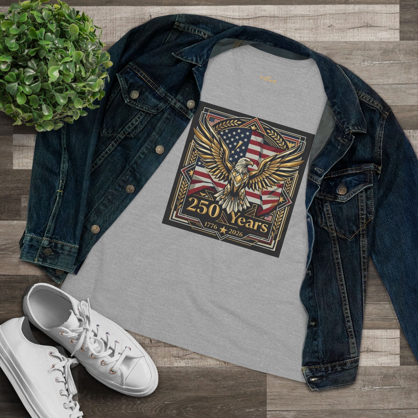 USA 250th ANNIVERSARY Women's Tee | America 250 Years of Freedom Women's T-shirt - Trending Novelties & Gifts