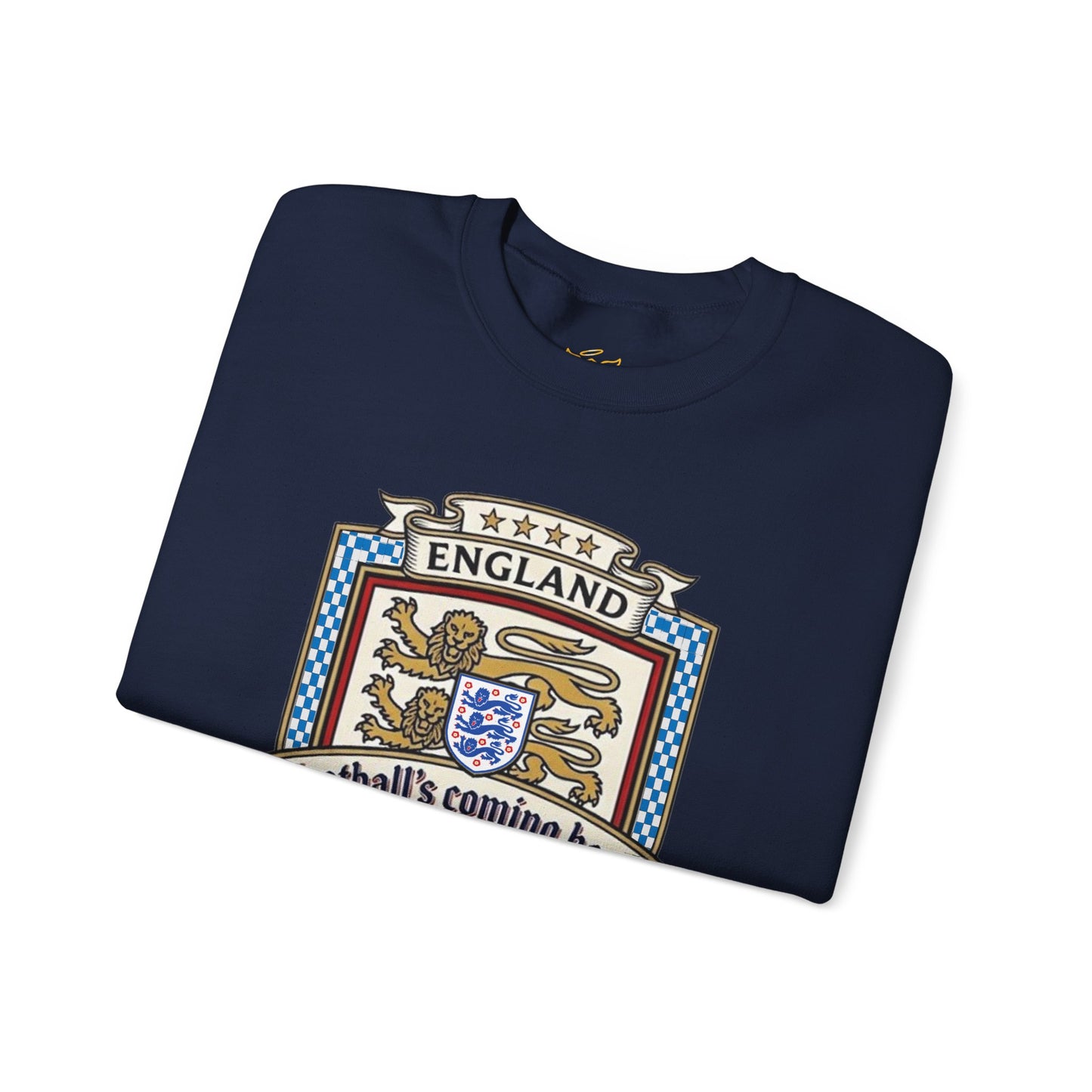 England's Soccer Fans' Crewneck Sweatshirt - "Football's Coming Home"