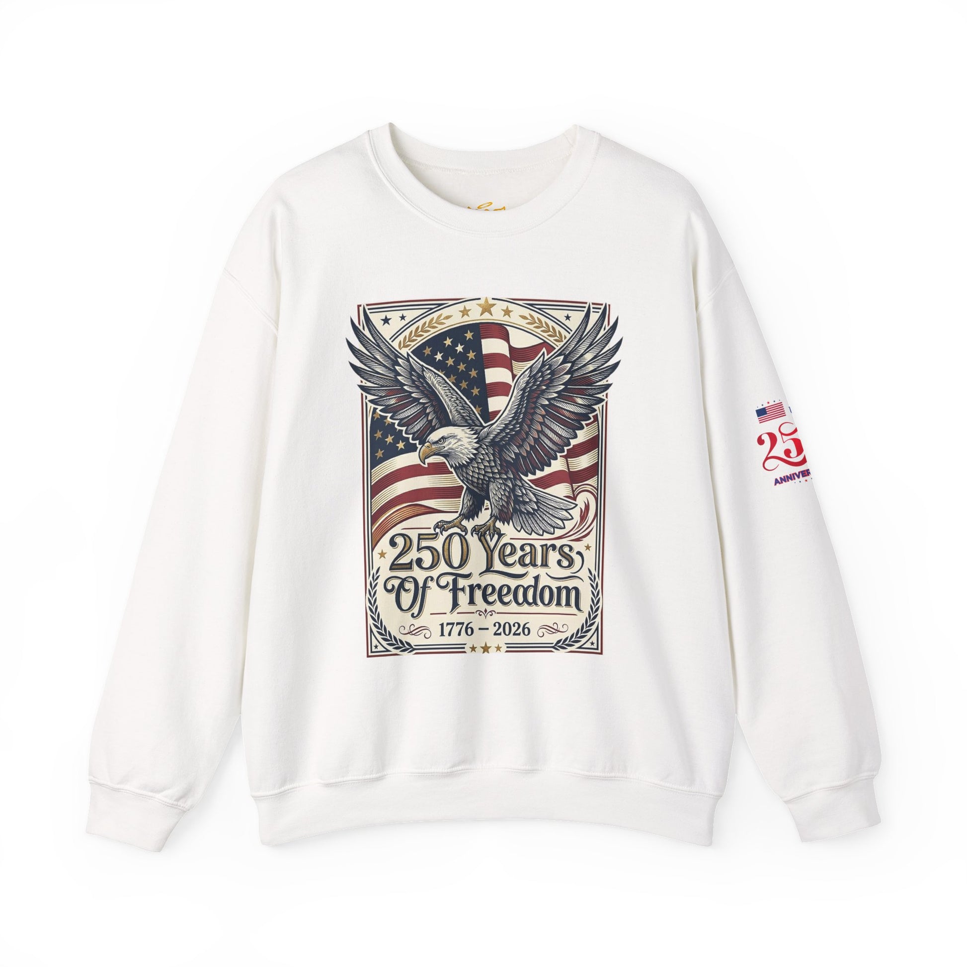 USA 250th ANNIVERSARY Crewneck Sweatshirt — America 250 Years of Freedom Sweatshirt - Trending Novelties & Gifts