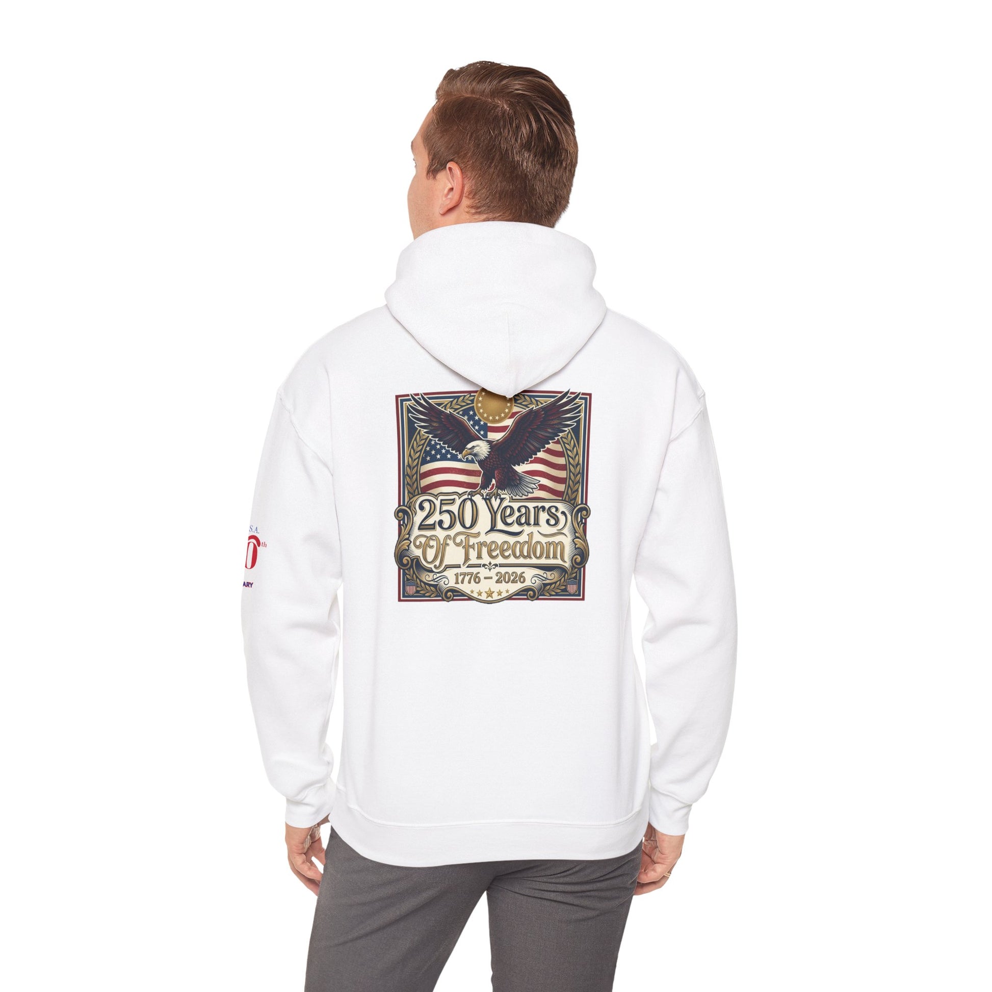 USA 250th ANNIVERSARY Hoodie — America 250 years Anniversary Patriotic Sweatshirt - Trending Novelties & Gifts