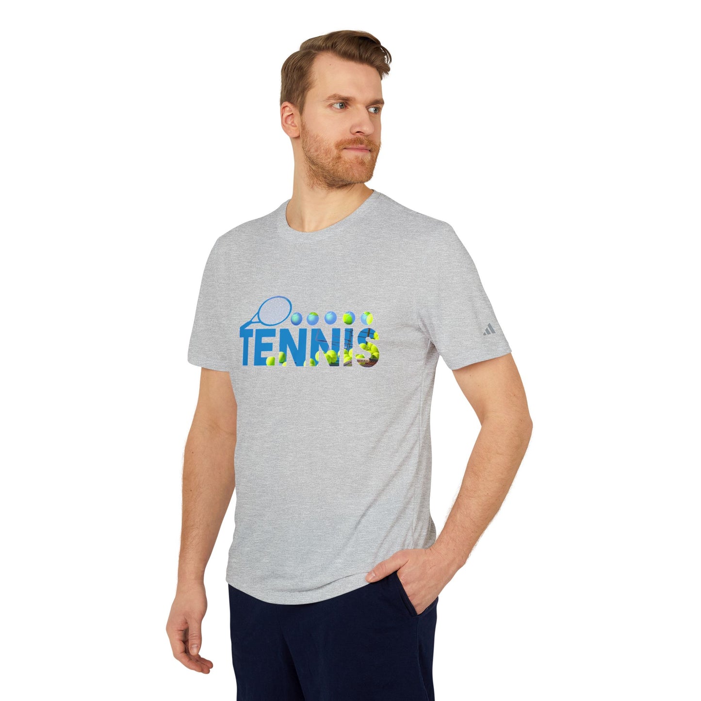 Adidas Tennis Sport T-shirt (Sky Creative1)