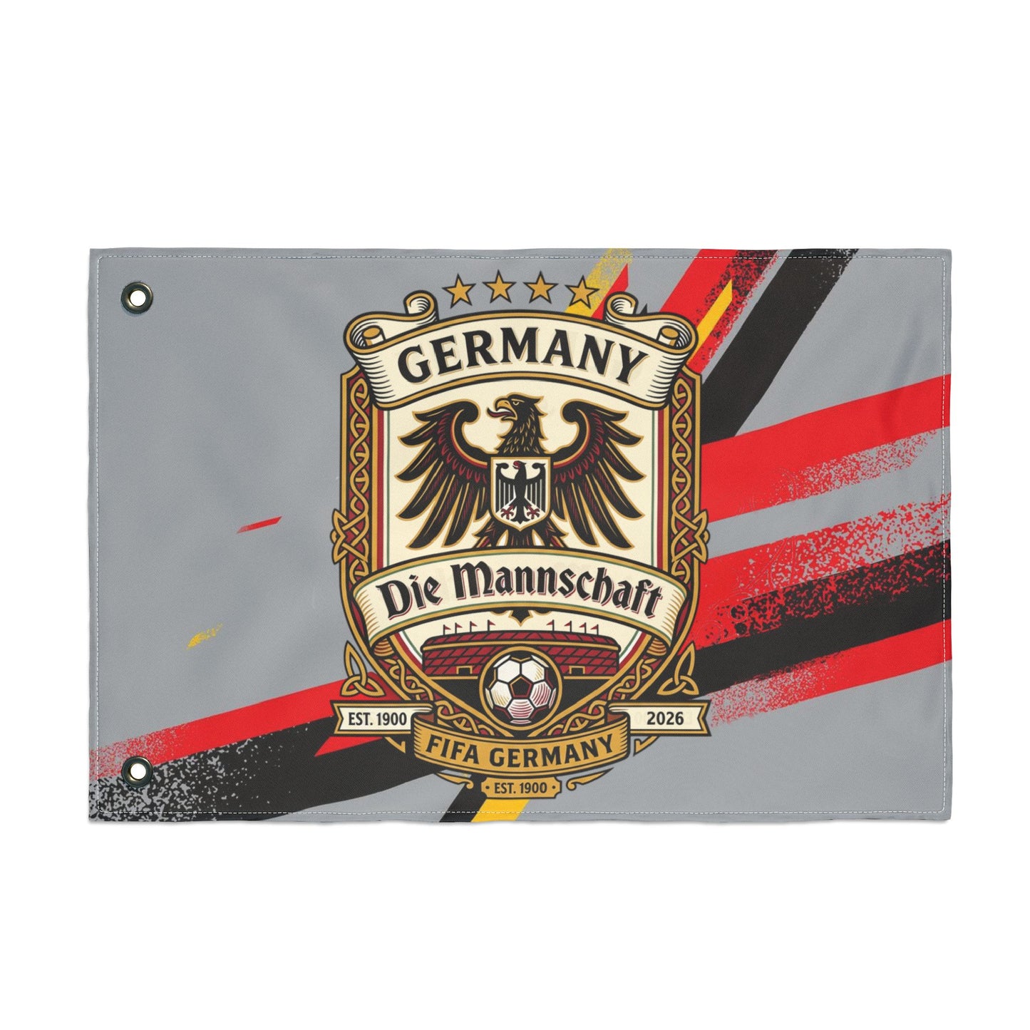 Germany Die Mannschaft Soccer Flag — Double-Sided German Soccer Team Banner