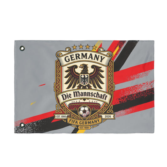 Germany Die Mannschaft Soccer Flag — Double-Sided German Soccer Team Banner