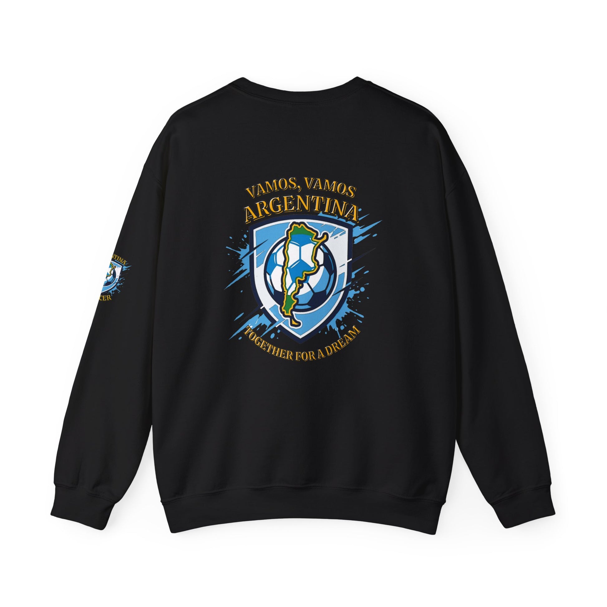 Argentina Soccer Crewneck Sweatshirt – "Vamos, Vamos Argentina" Football Fan Pullover - Trending Novelties & Gifts