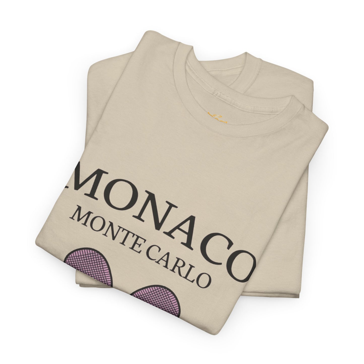 Monaco Monte Carlo Tennis Club Tee — Vintage Tennis Racket Shirt