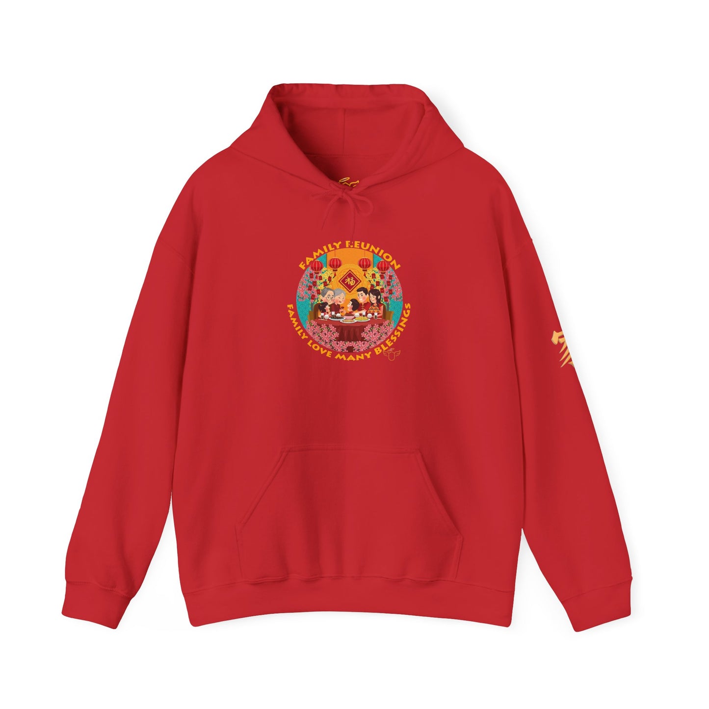 Family Reunion Hoodie – 'Love Brings Us Together' Chinese New Year Novelty Tee