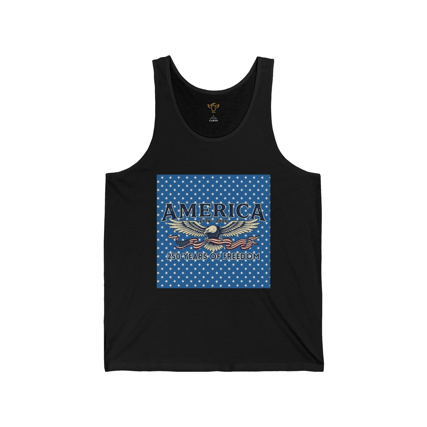 America  250 Years ANNIVERSARY Eagle Tank Top — USA 250th ANNIVERSARY Graphic Tank Top - Trending Novelties & Gifts