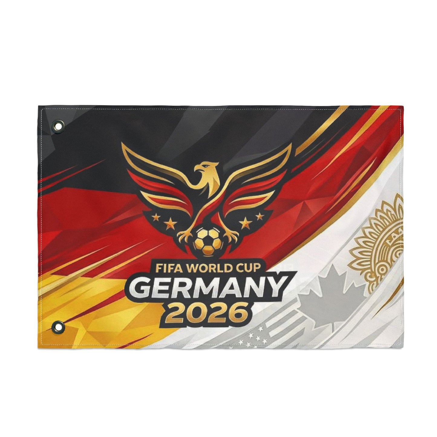 Germany 2026 FIFA World Cup Double-Sided Flag - Germany Soccer 2026 Supporter Banner
