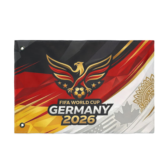 Germany 2026 FIFA World Cup Double-Sided Flag - Germany Soccer 2026 Supporter Banner