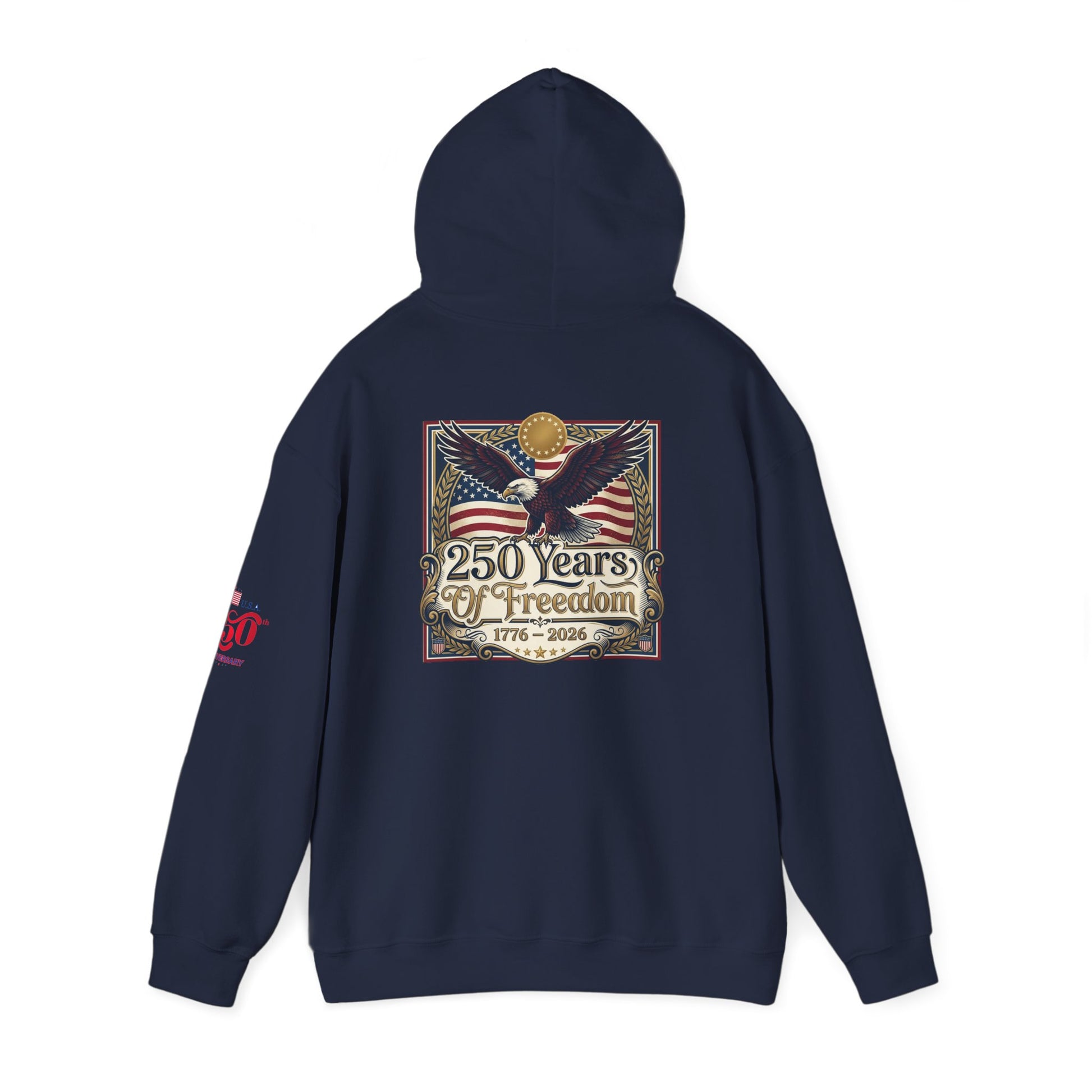 USA 250th ANNIVERSARY Hoodie — America 250 years Anniversary Patriotic Sweatshirt - Trending Novelties & Gifts