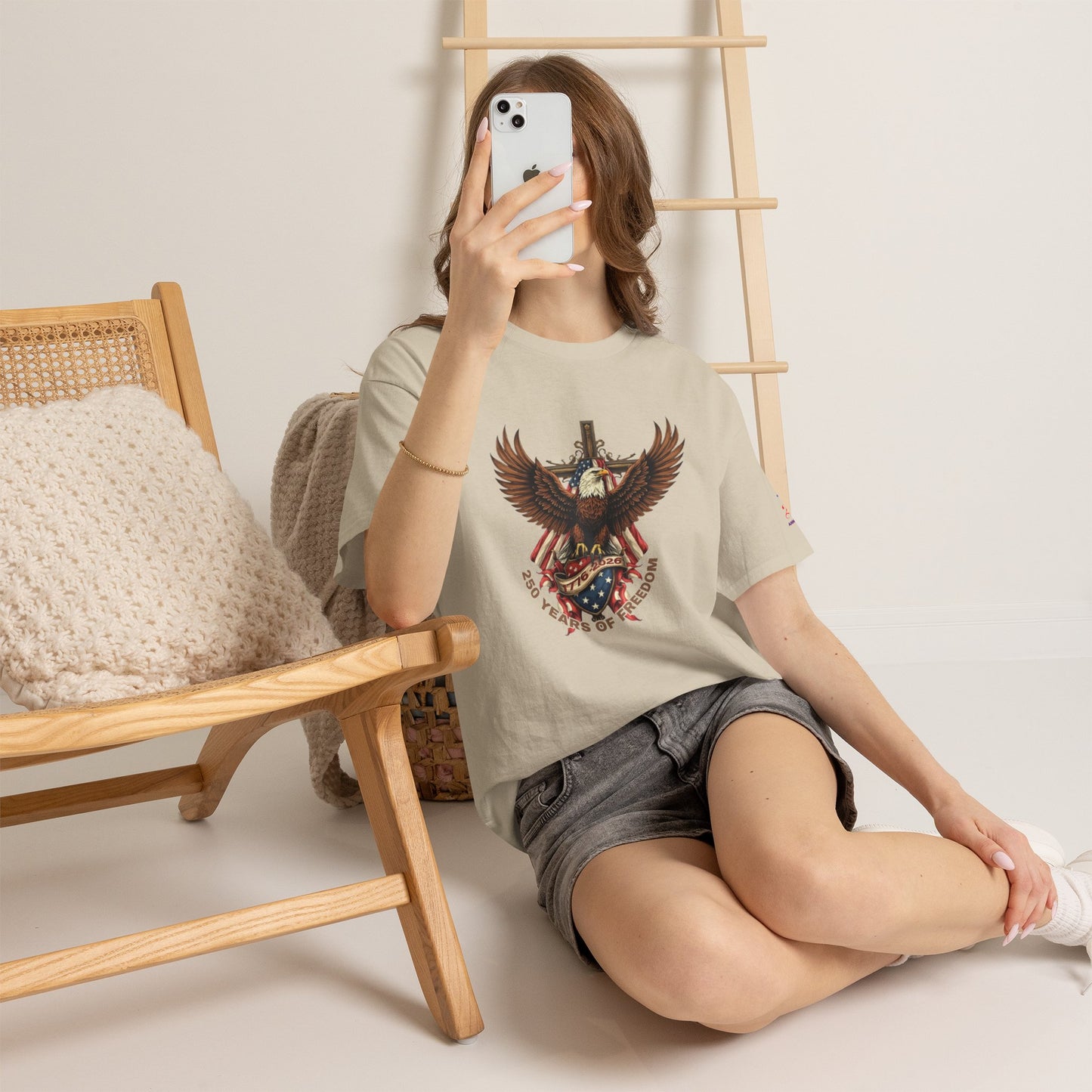 Patriotic Eagle Tee — 250 Years of Freedom Graphic T‑Shirt (USA 250th)