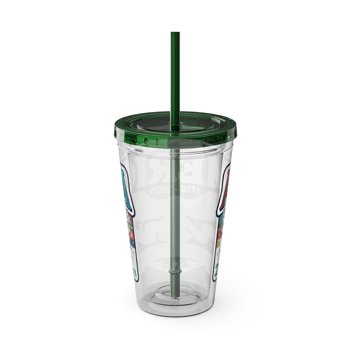 America 250 Years Eagle Tumbler with Straw |  USA 250th ANNIVERSARY Commemorative Drink Cup - Trending Novelties & Gifts