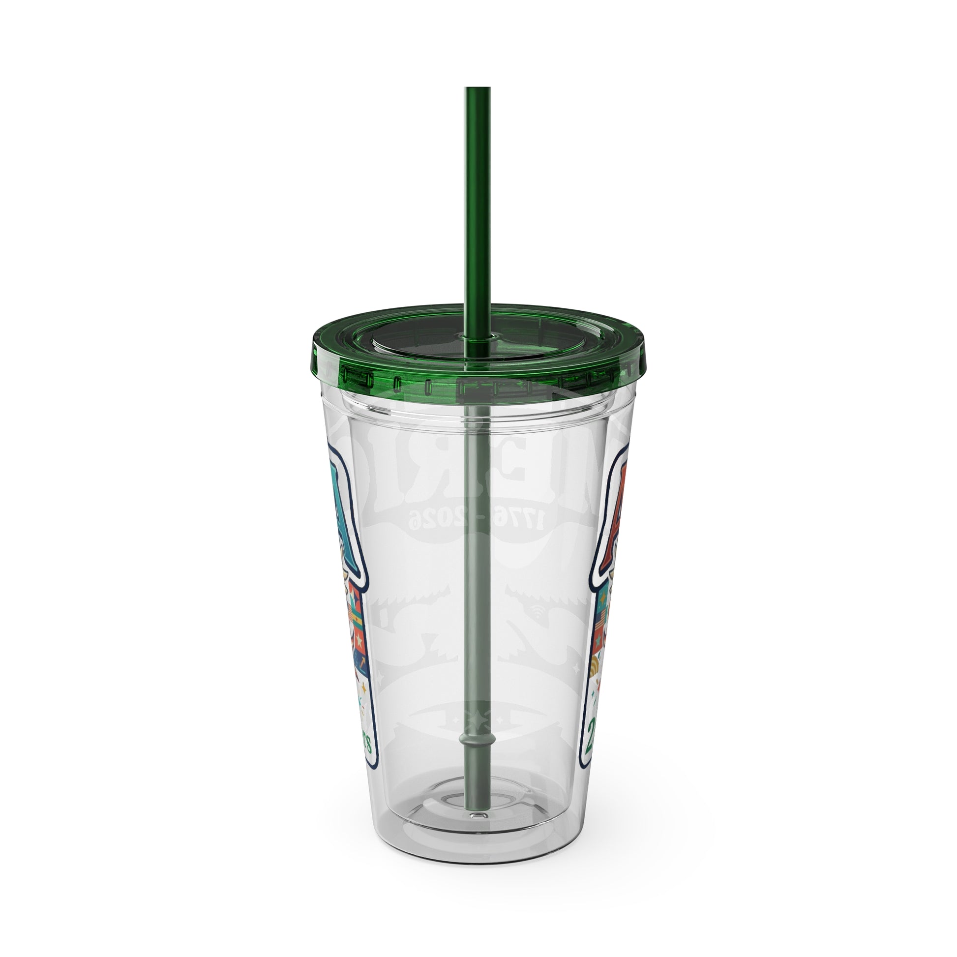 America 250 Years Eagle Tumbler with Straw |  USA 250th ANNIVERSARY Commemorative Drink Cup - Trending Novelties & Gifts