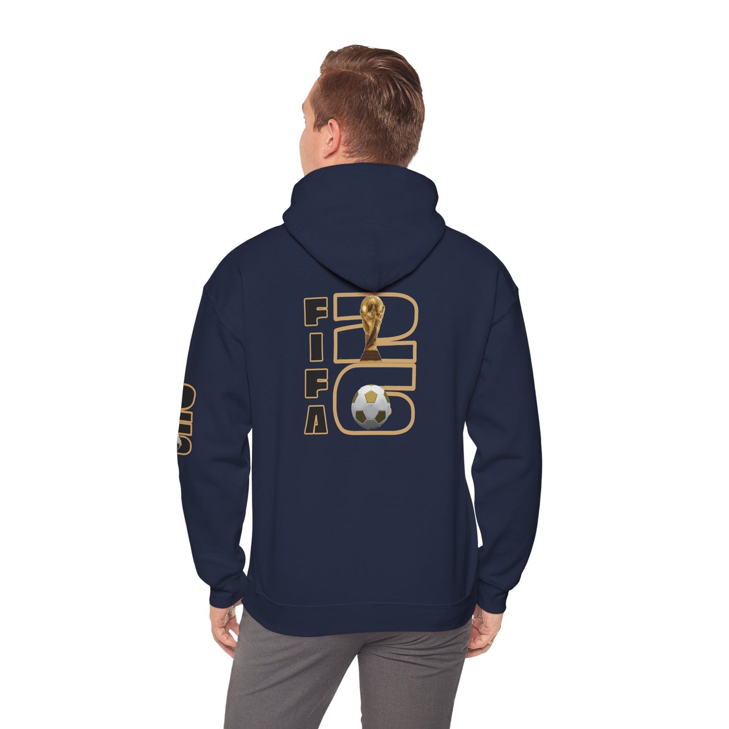 FIFA World Cup Soccer 2026 Hoodie – Soccer Trophy & Ball Graphic Pullover