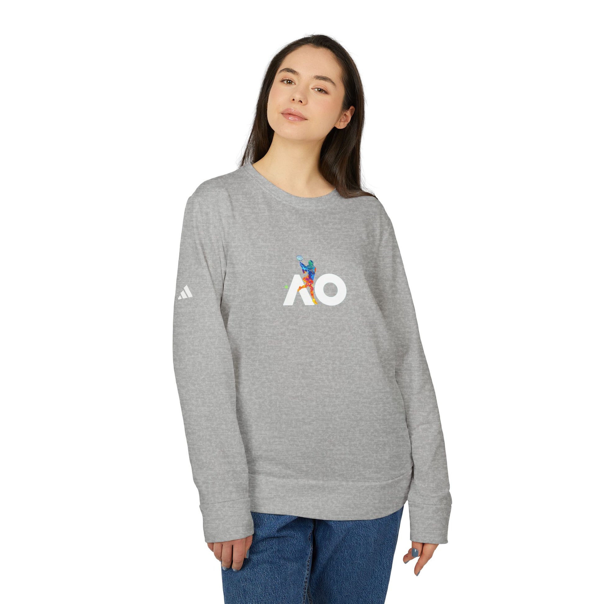 Adidas Tennis Motif Sweatshirt, Adidas sweatshirt, Adidas tennis apparel, Australian Open tennis apparel,