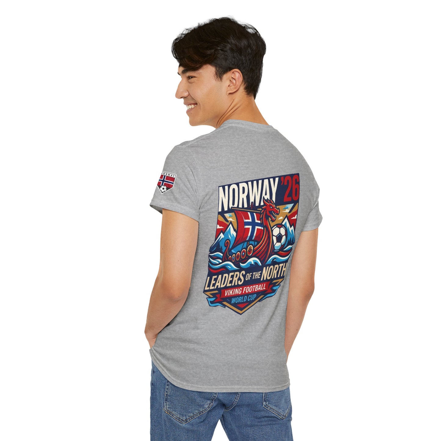Leaders of the North: Norway '26 Soccer Fan Tee