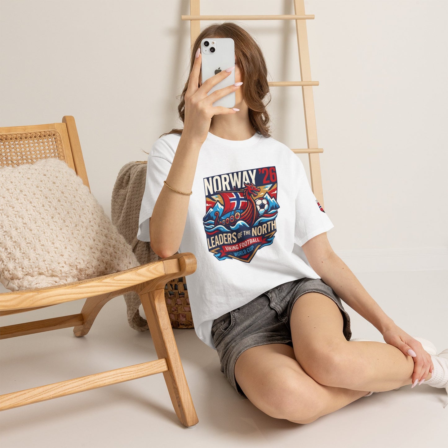 Leaders of the North: Norway '26 Soccer Fan Tee