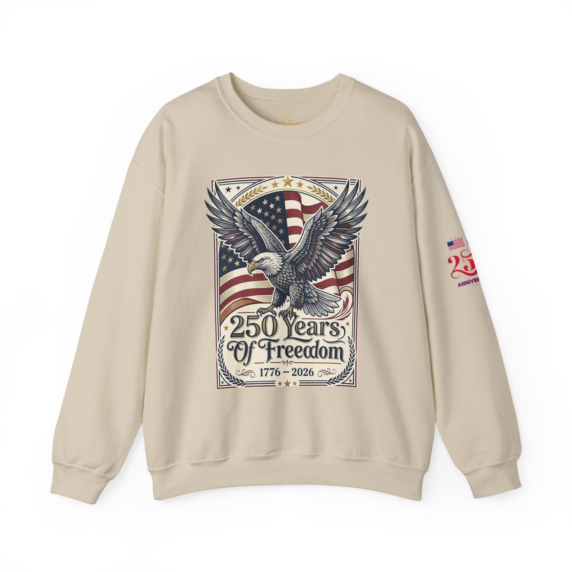 USA 250th ANNIVERSARY Crewneck Sweatshirt — America 250 Years of Freedom Sweatshirt - Trending Novelties & Gifts