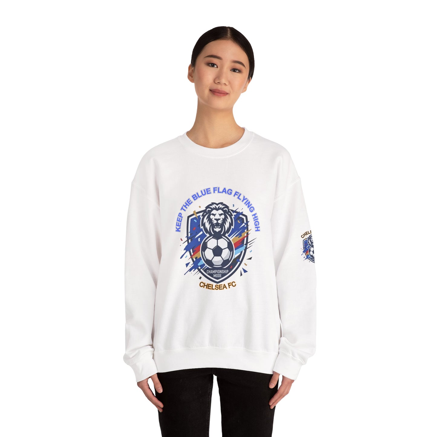 Keep the Blue Flag Flying High Sweatshirt | Chelsea Soccer Fans Pride Sweatshirt, - Trending Novelties & Gifts