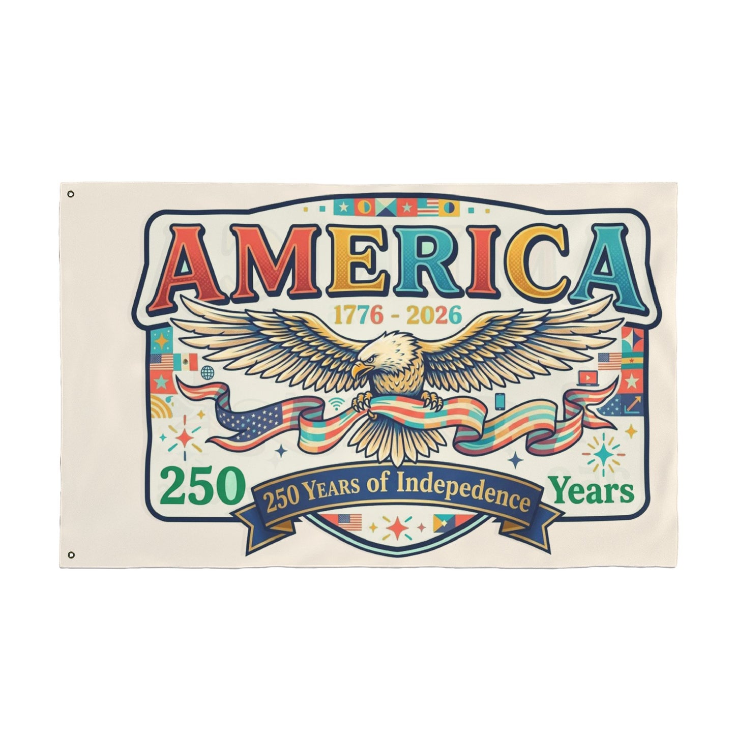 America 250th Anniversary Double-Sided Flag — USA 250th ANNIVERSARY Double-Sided Banner - Trending Novelties & Gifts