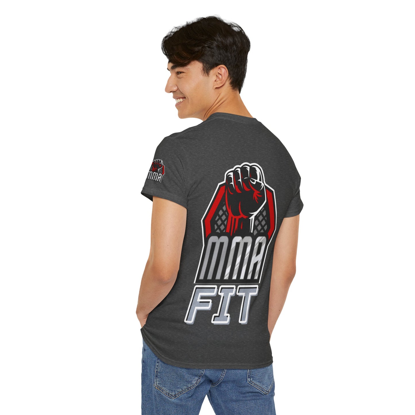 MMA Fitness Quotes - MMA FIT Cotton T-shirt. FQT