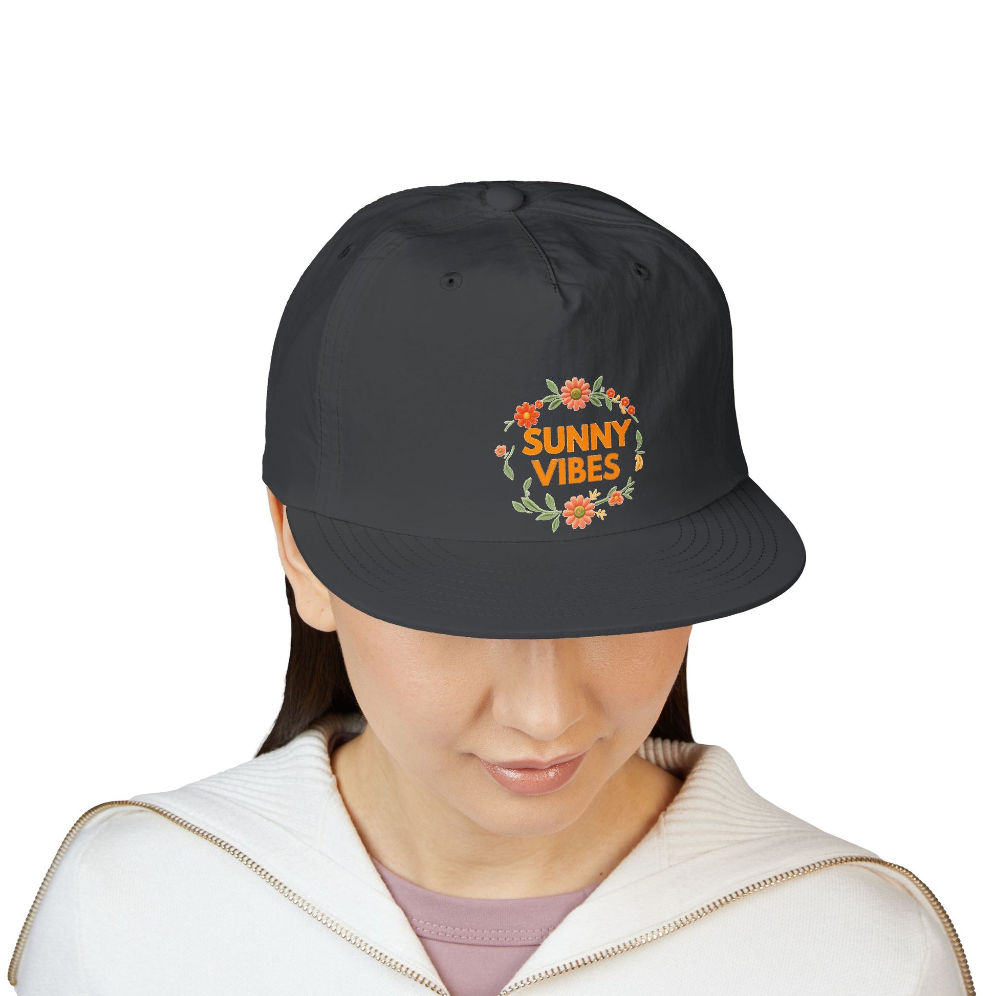 Sunny Vibes Surf Cap — Summer Floral Beach Hat - Trending Novelties & Gifts