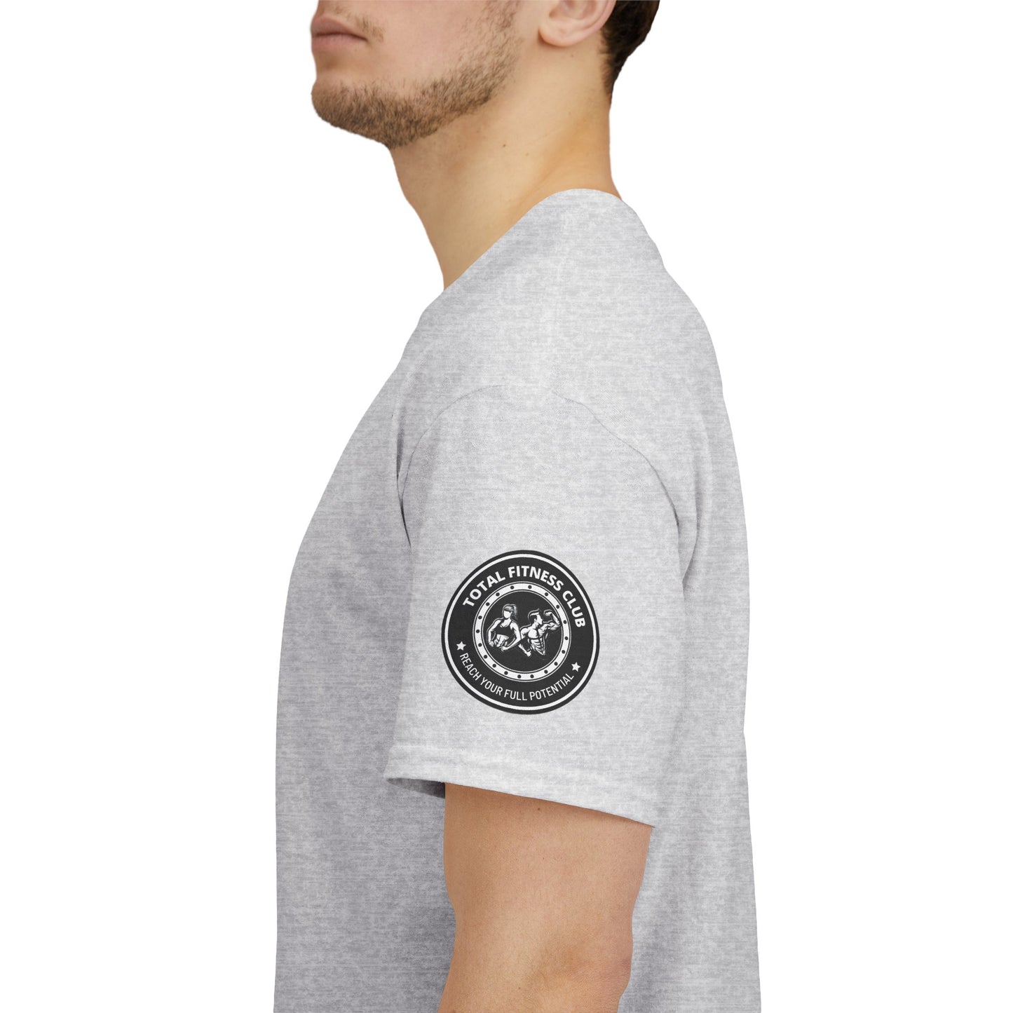 Fitness Quotes on Therapy Unisex Heavy Cotton Tee. FQT