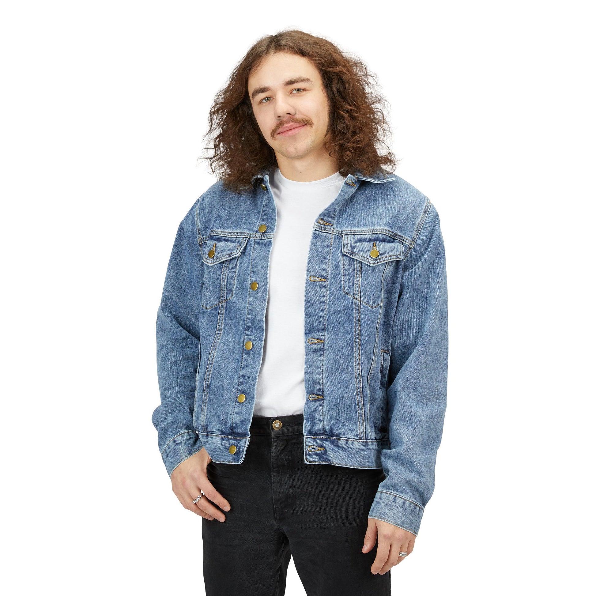 USA 250th ANNIVERSARY Women's Denim Jacket — America's "Land of the Free" Patriotic Graphic Denim Jacket - Trending Novelties & Gifts