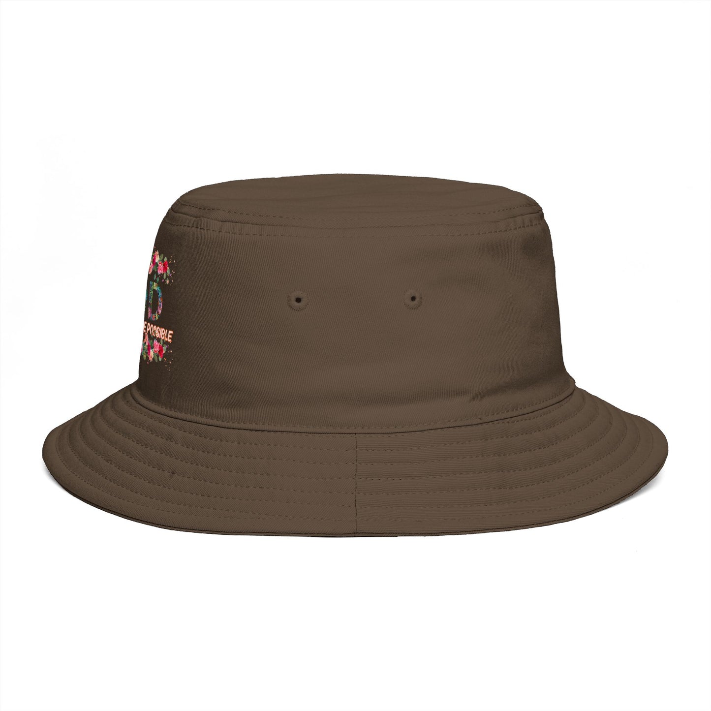 Floral Bucket Hat - With GOD all things are possible. Summer Hat - Trending Novelties & Gifts