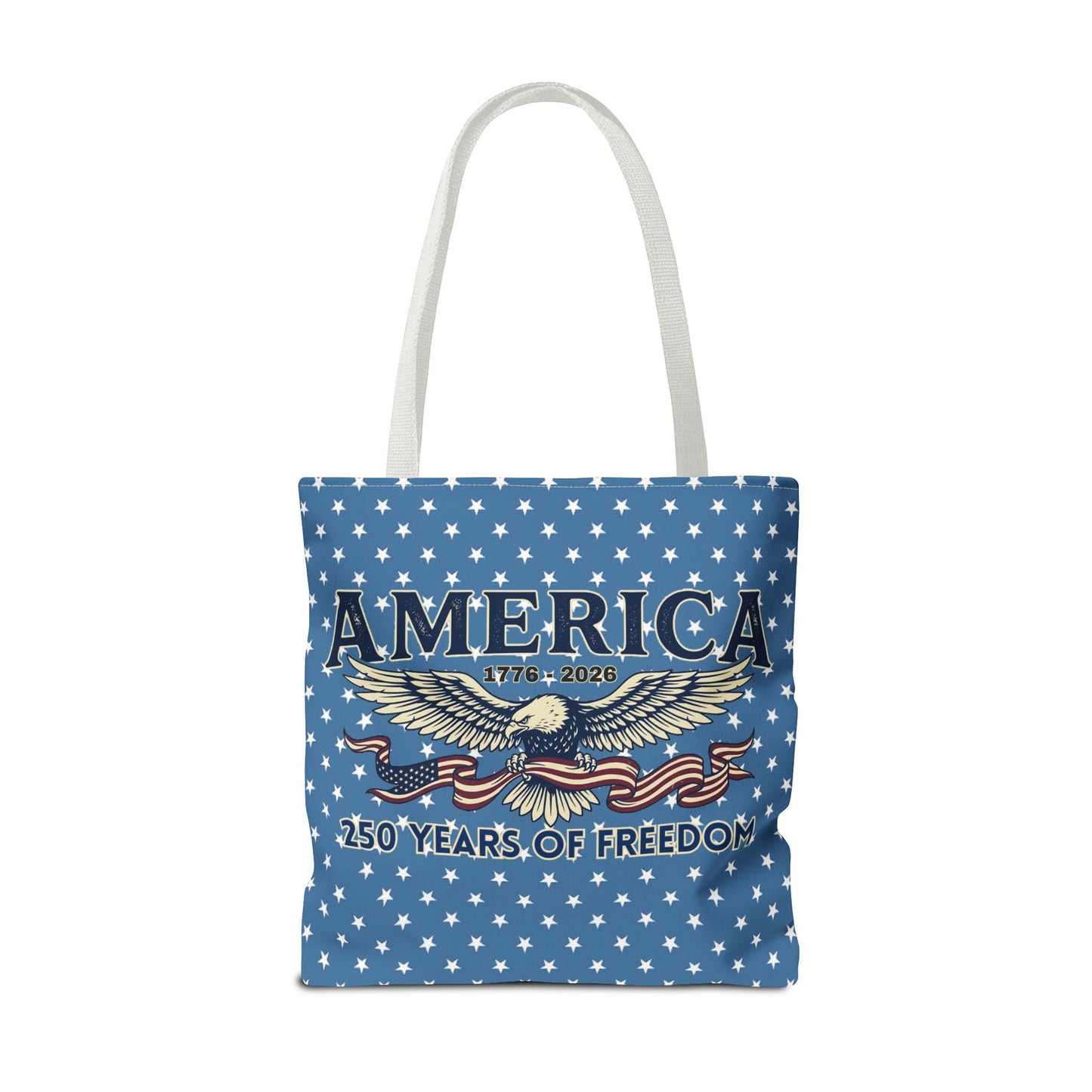 USA 250th ANNIVERSARY Patriotic Tote Bag  | America's 250 Years of Freedom" Eagle Design Tote - Trending Novelties & Gifts