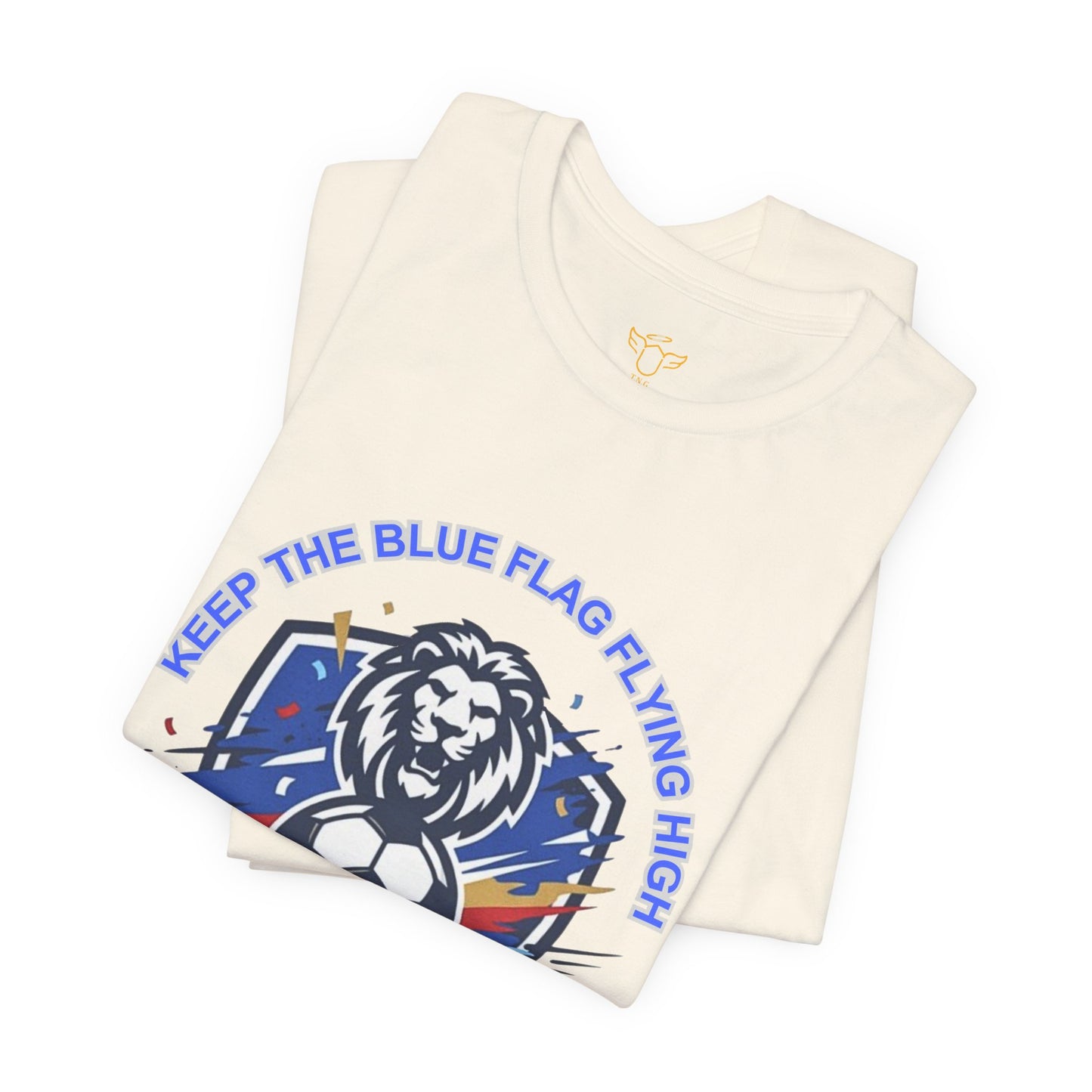 Keep the Blue Flag Flying High Tee | Retro Soccer, Chelsea Pride - Trending Novelties & Gifts