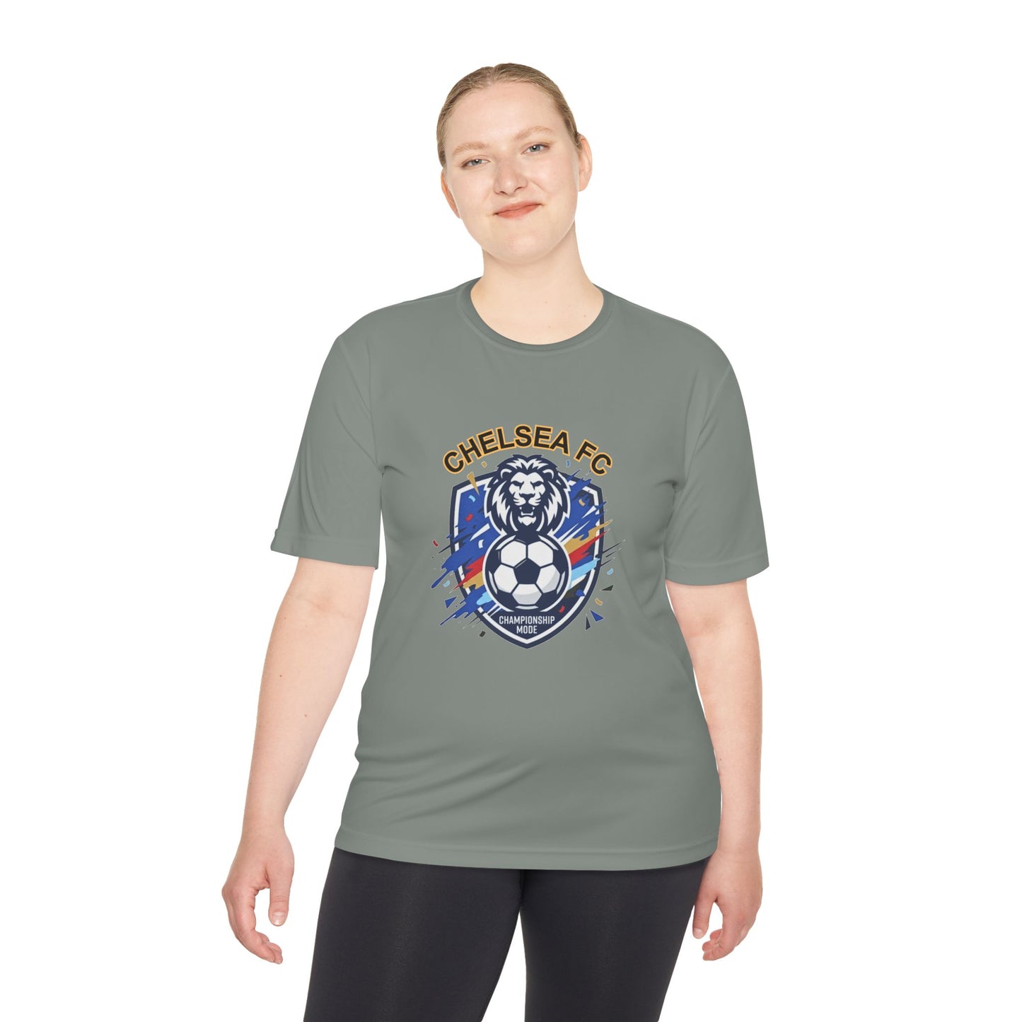 Chelsea FC Lion Soccer Tee — 'Keep the Blue Flag Flying High' Moisture-Wicking Shirt