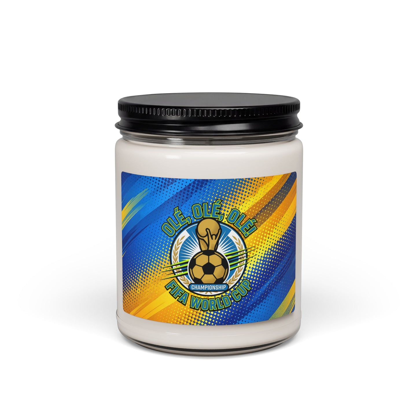 WORLD CUP SOCCER '26 Fans Scented Candle | WORLD CUP 'Ole Ole Ole' Fan Scented Candle (9oz) - Trending Novelties & Gifts