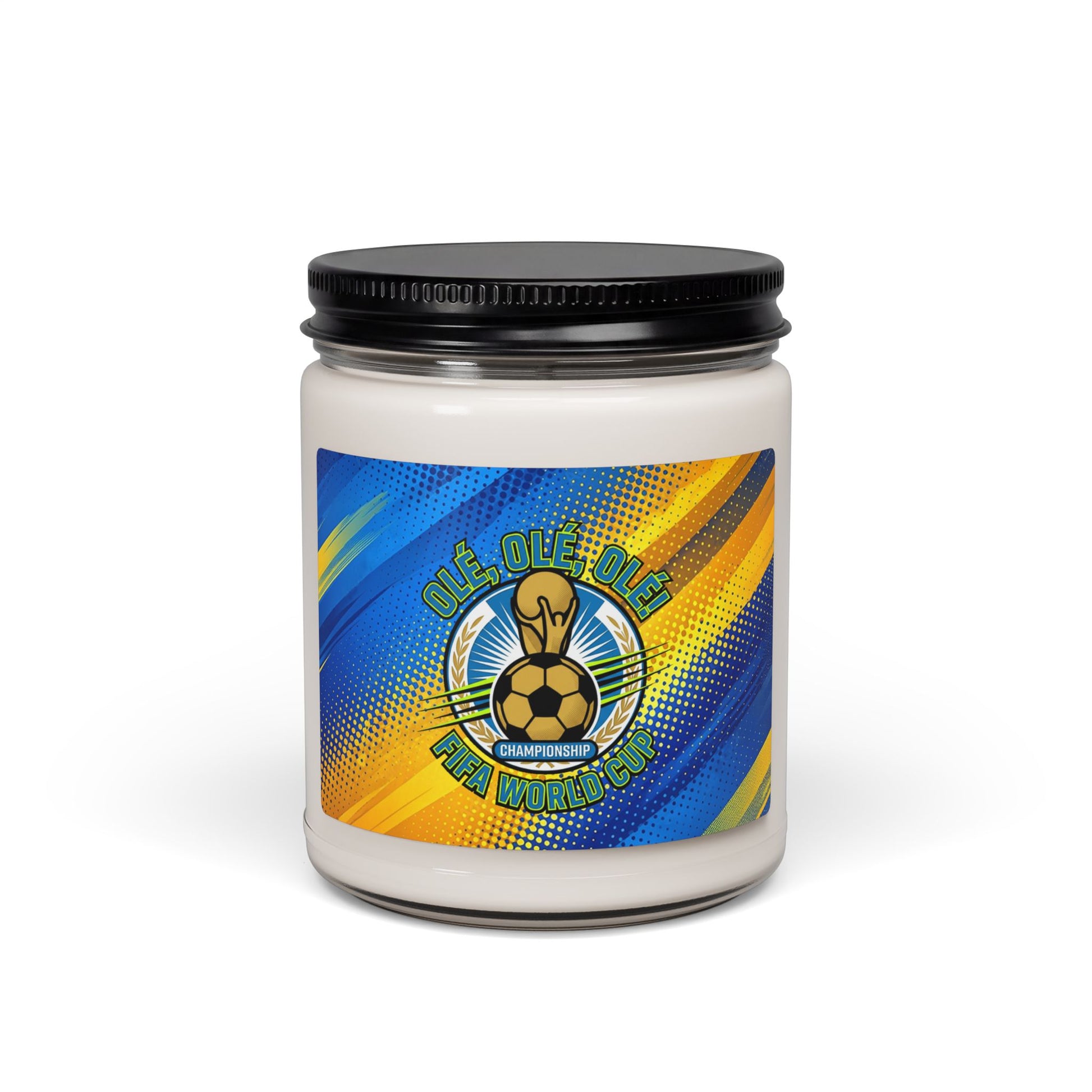 WORLD CUP SOCCER '26 Fans Scented Candle | WORLD CUP 'Ole Ole Ole' Fan Scented Candle (9oz) - Trending Novelties & Gifts