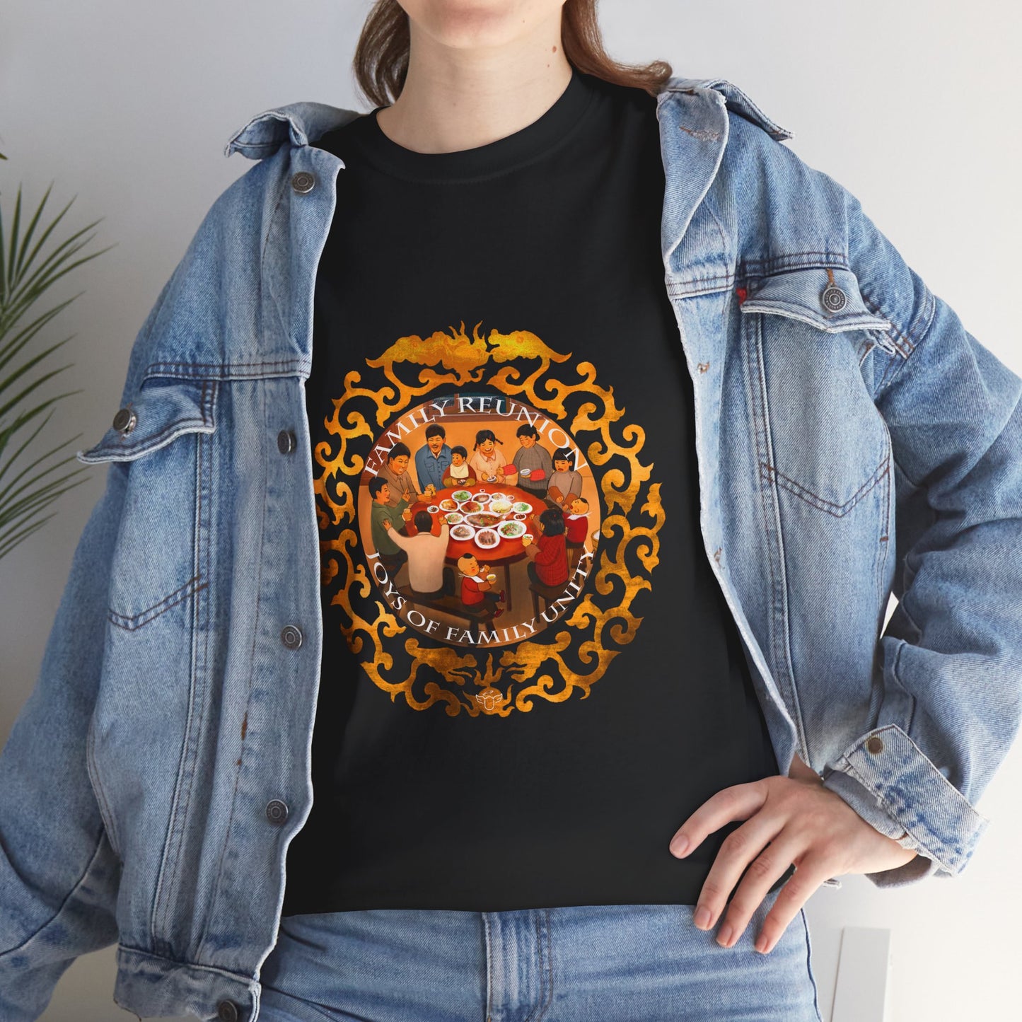 Novelty Tee — Chinese New Year Family Reunion Design