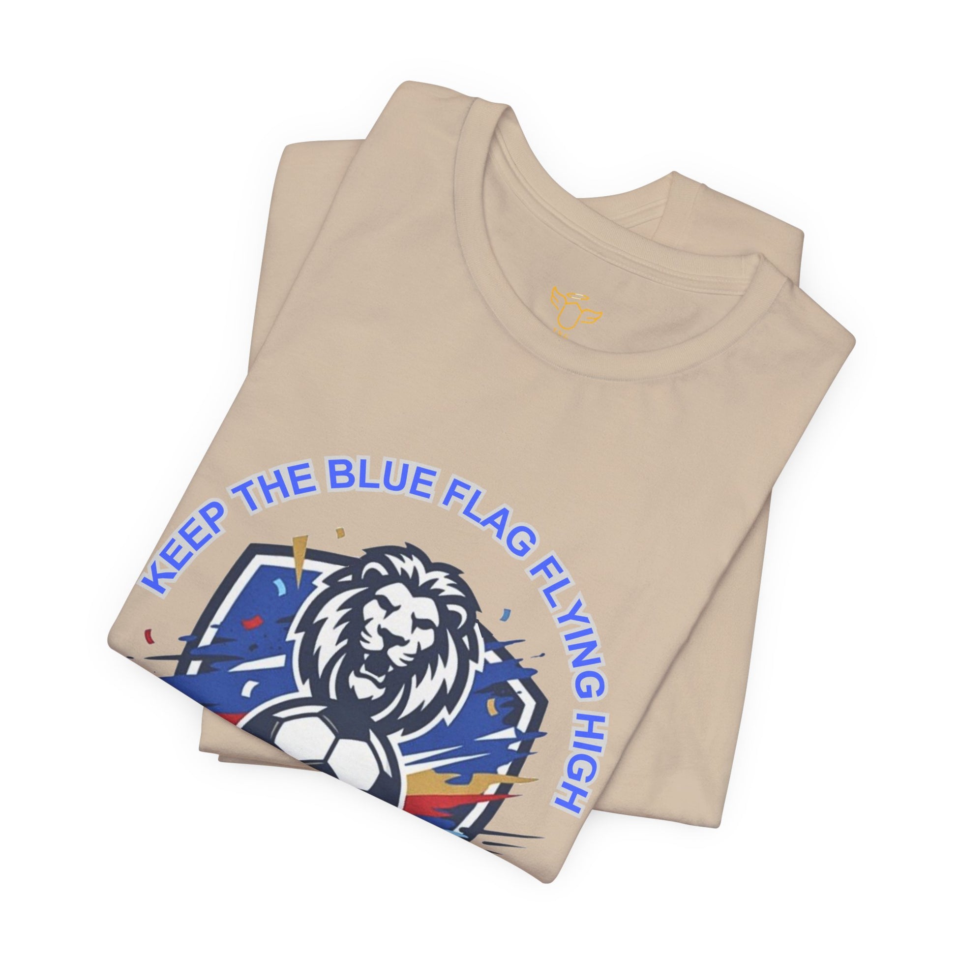Keep the Blue Flag Flying High Tee | Retro Soccer, Chelsea Pride - Trending Novelties & Gifts