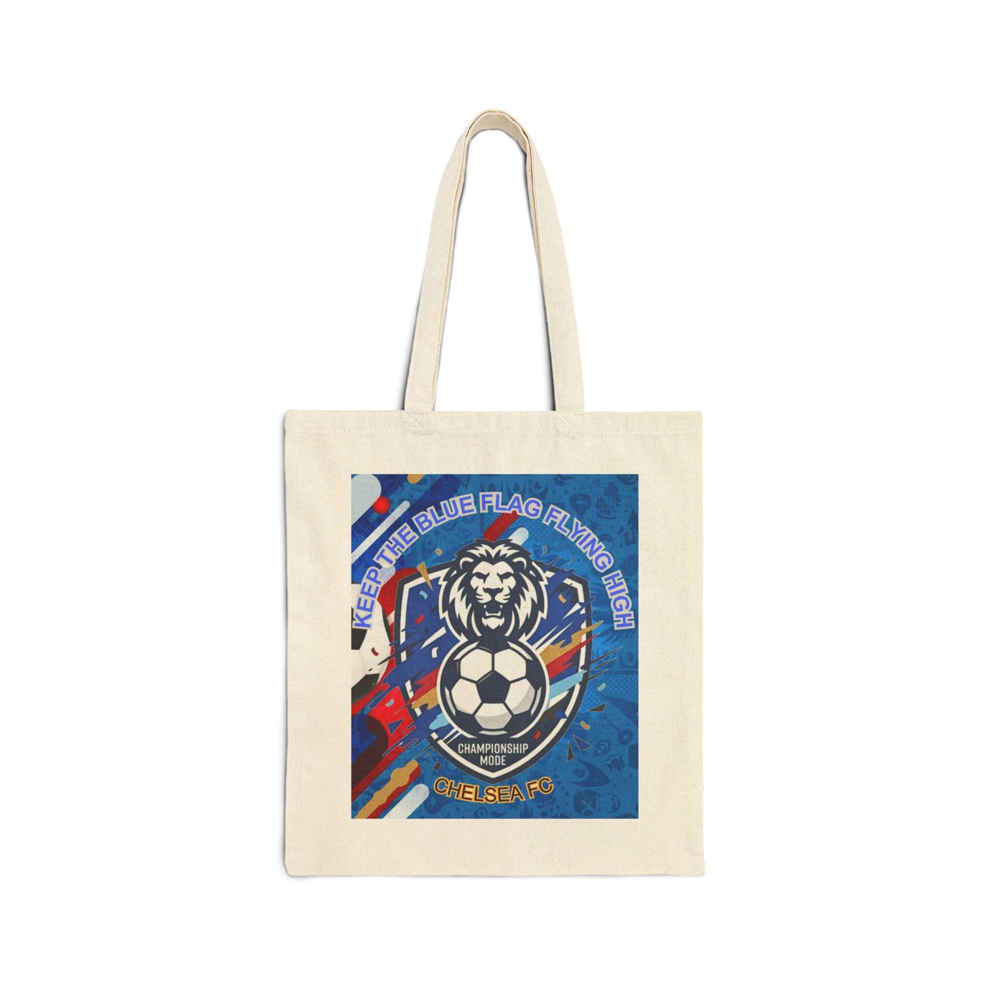 Keep the Blue Flag Flying High Tote | Chelsea Soccer Fan Pride Tote Bag, Retro Supporters - Trending Novelties & Gifts