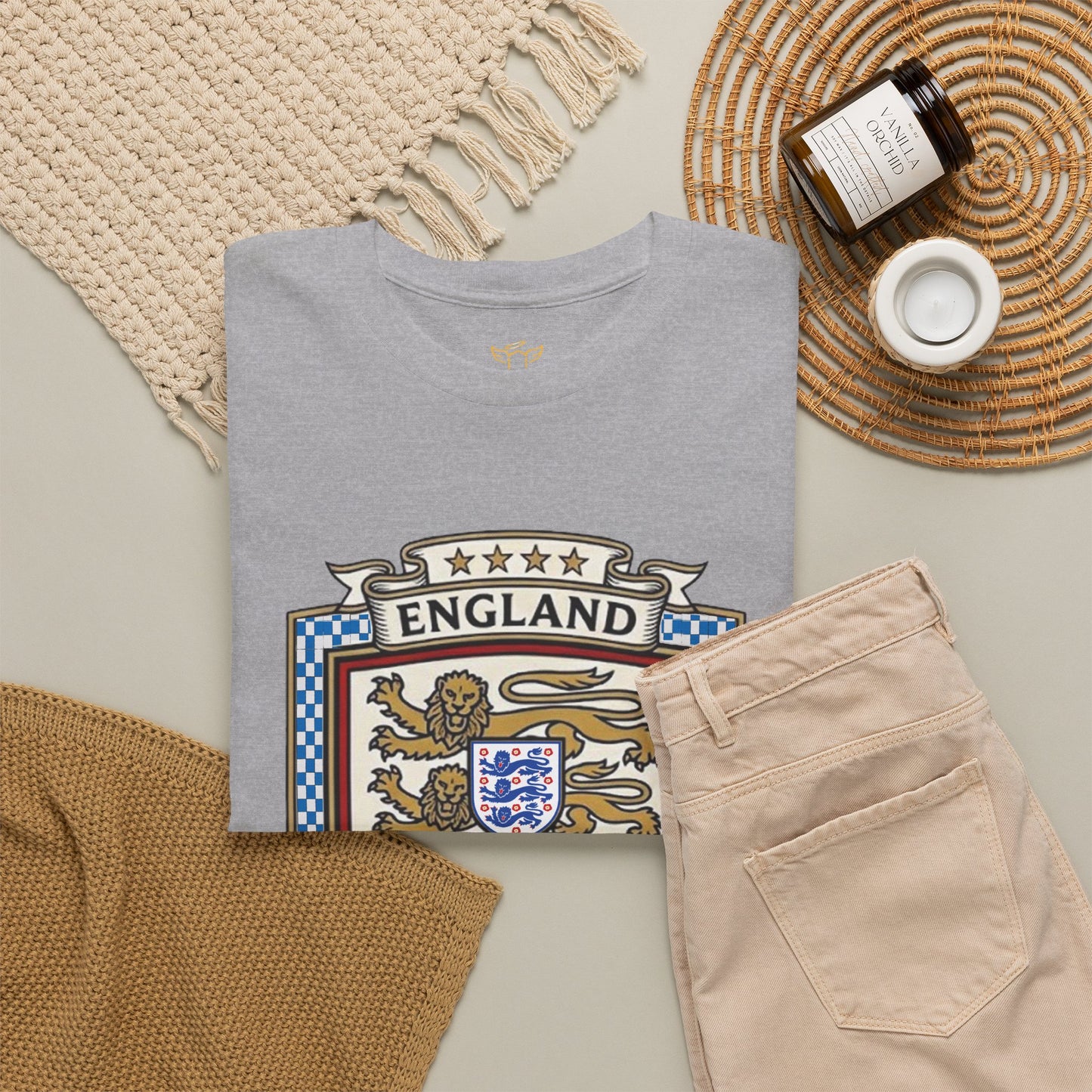 England's Soccer Fan's Crest T-Shirt - "Football's Coming Home"