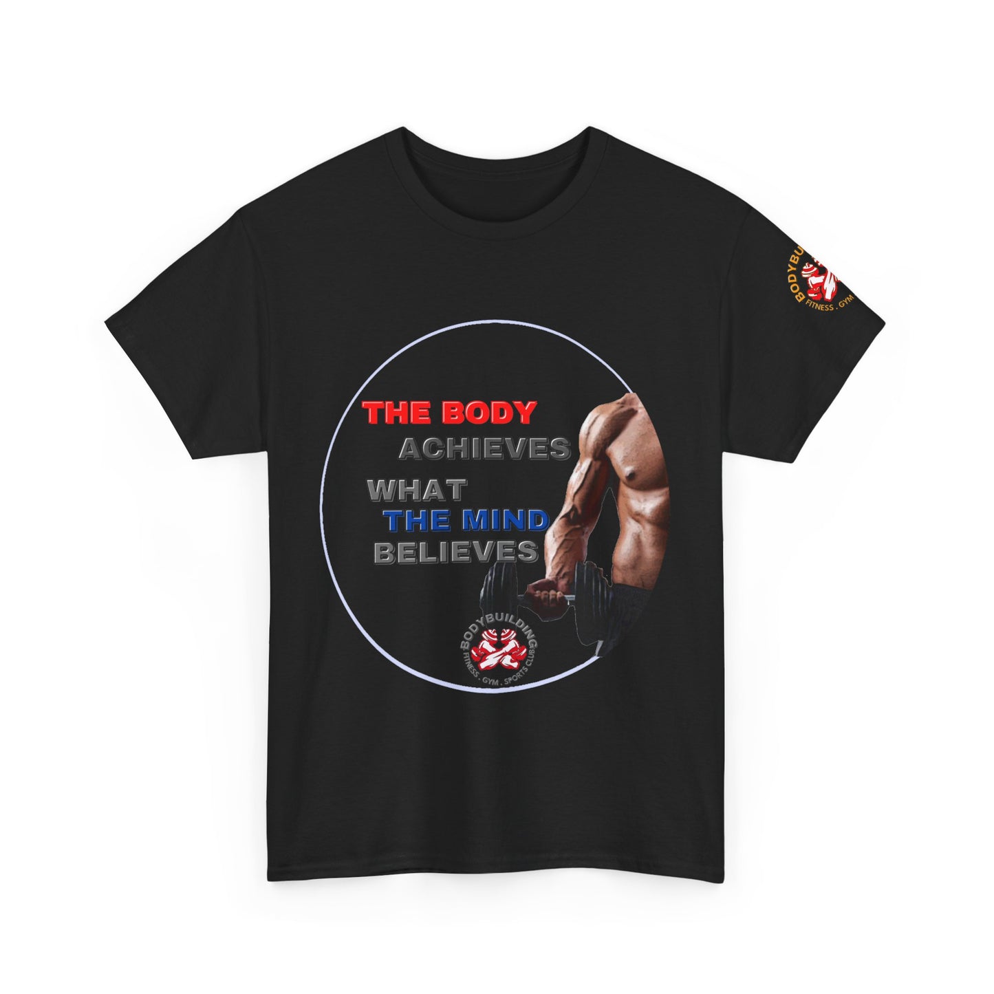 Fitness Quotes Gym Wear 2 Unisex Heavy Cotton Tee. FQT