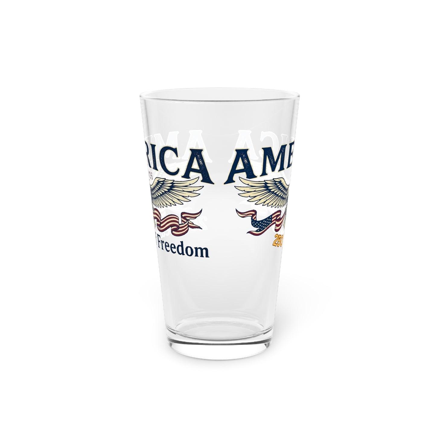 America 250th Anniversary Pint Glass — USA 250th ANNIVERSARY 16oz Commemorative Eagle Beer Glass - Trending Novelties & Gifts