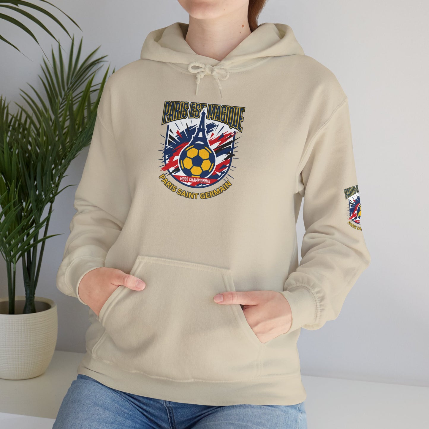 Paris Saint Germain Soccer Crest Hoodie | Paris Saint Germain Soccer Fans Hoodie