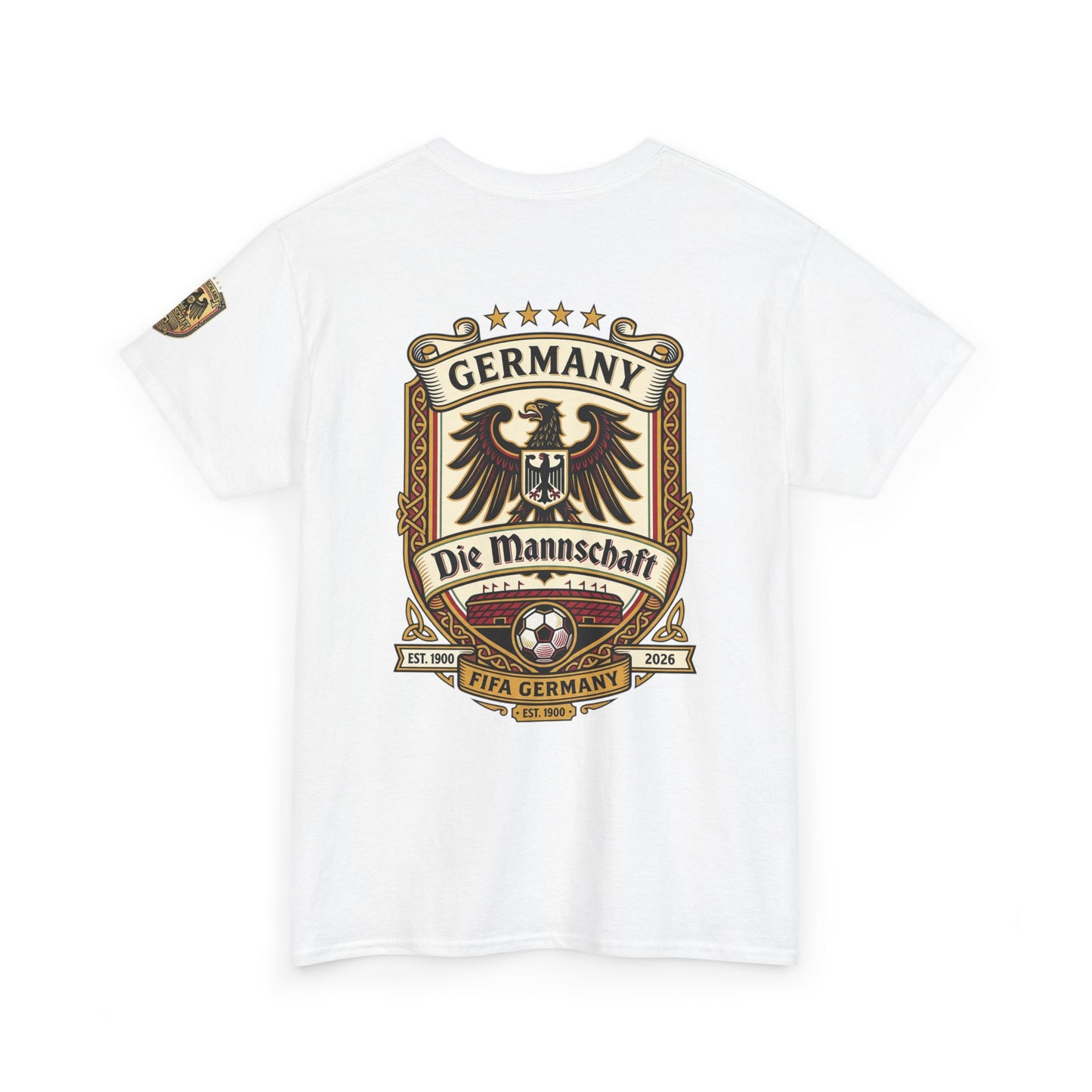 Germany Soccer Crest T-Shirt – "Die Mannschaft" Football Jersey Tee