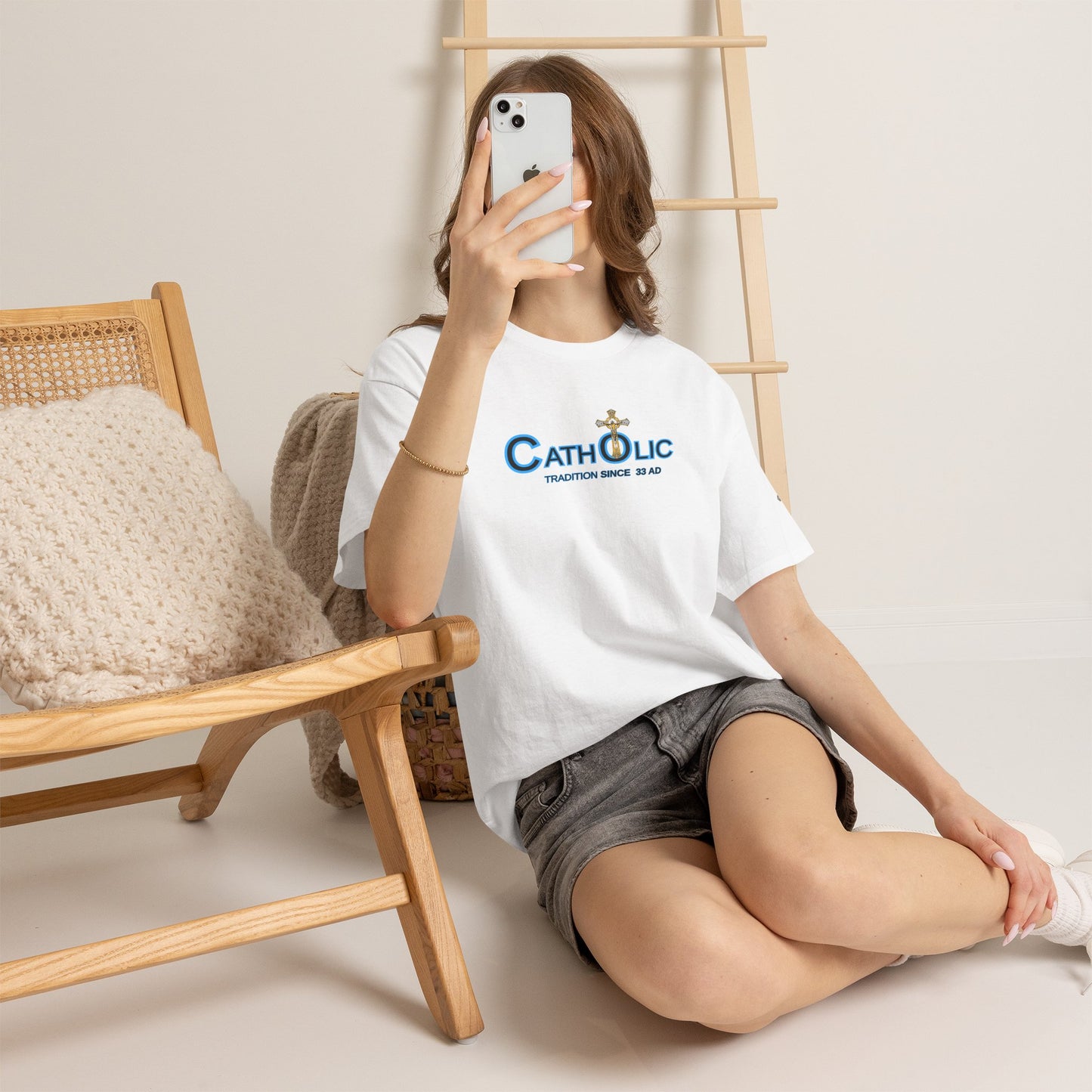 Catholic T‑Shirt "Catholic — Tradition Since 33 AD" — Christian Faith Tee (CT)