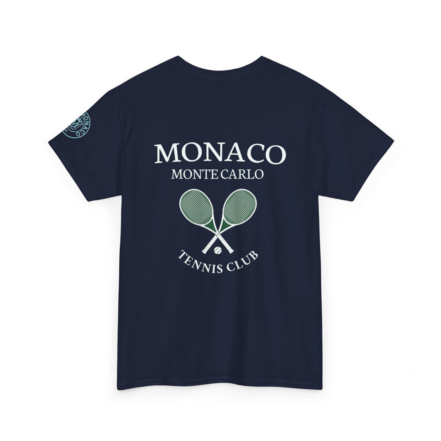 Monaco Monte Carlo Tennis Club T‑Shirt — Vintage Tennis Club Tee