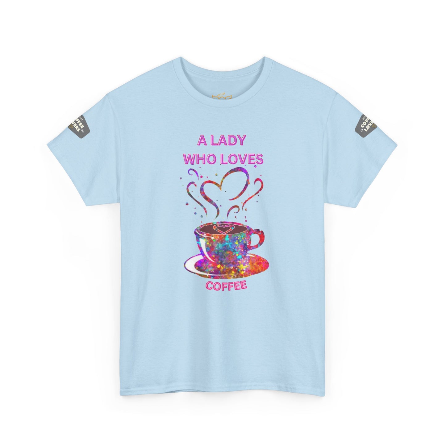 Coffee Lover Cotton Tee - For Women Who Love Coffee
