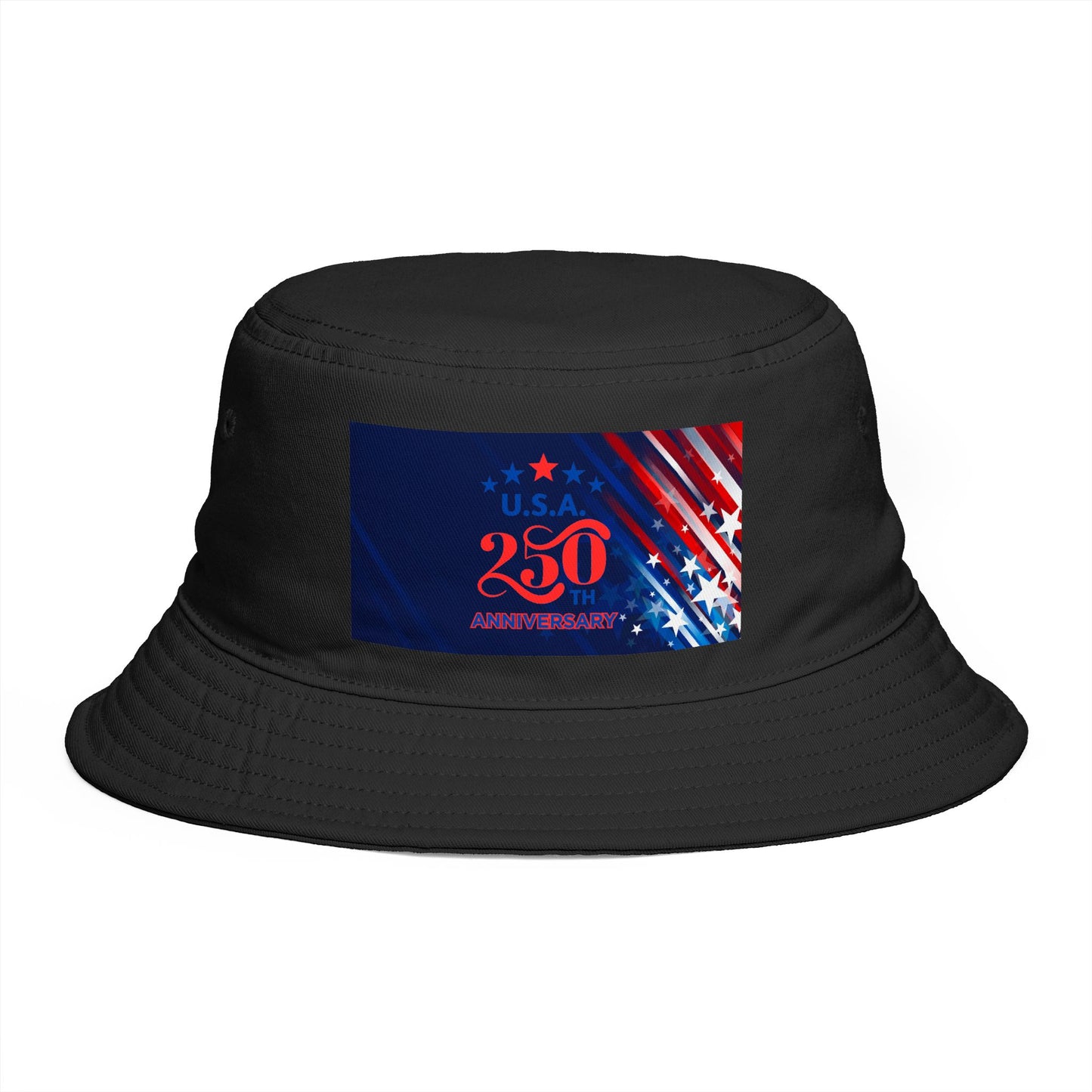 USA 250th Anniversary Bucket Hat — Patriotic American Flag Celebration Hat - Trending Novelties & Gifts