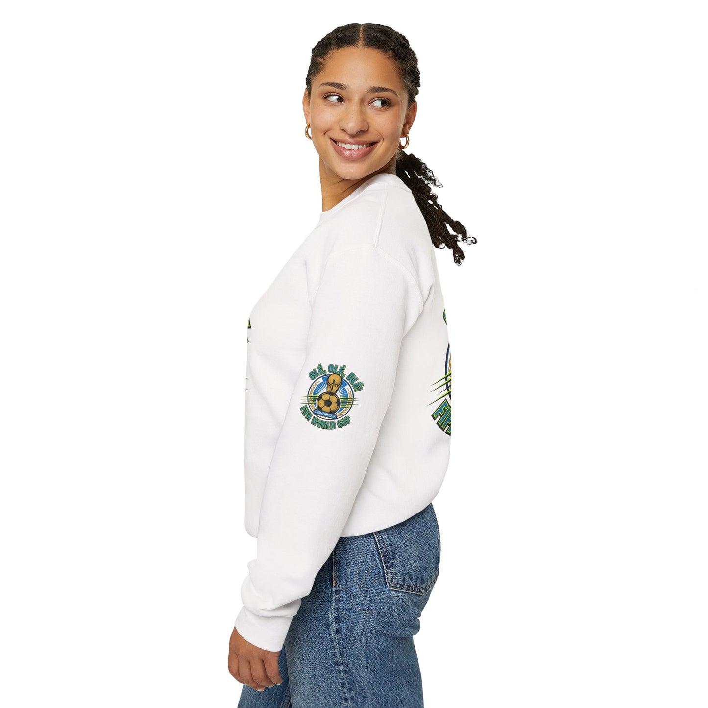 World Cup '26 Soccer Crewneck Sweatshirt — "Olé Olé Olé" Championship Design - Trending Novelties & Gifts