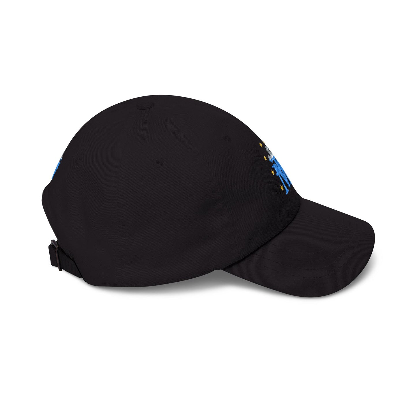 Marian 'M' Embroidered Cap — Blue Marian Monogram Cap (EM)