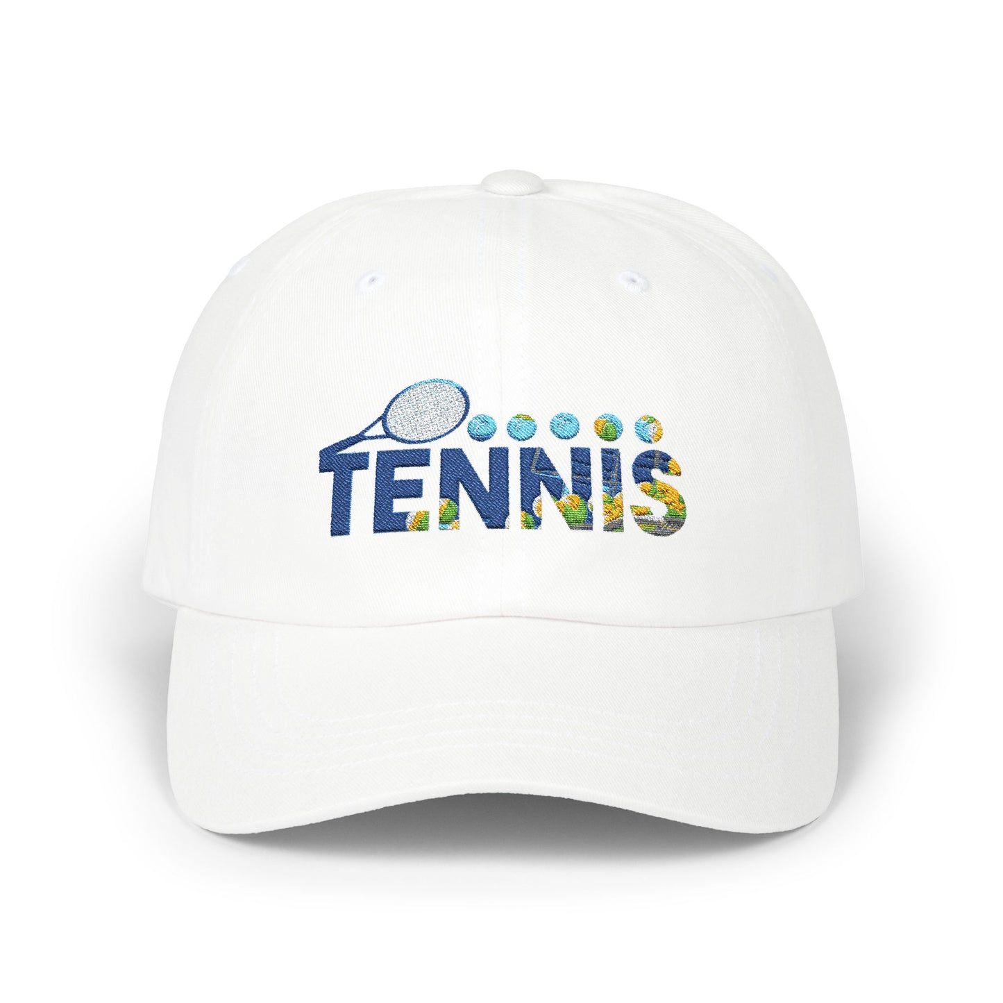 Tennis Creative Graphic Design Cap (Sky Creative1) (EM)