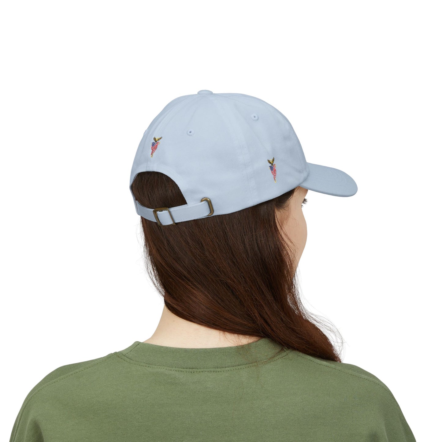 Patriotic Eagle Dad Cap — American Flag Embroidered Cap (USA 250th)